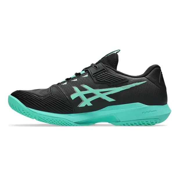 Men's Solution Speed FF 4 Shoes Black and Aurora Green