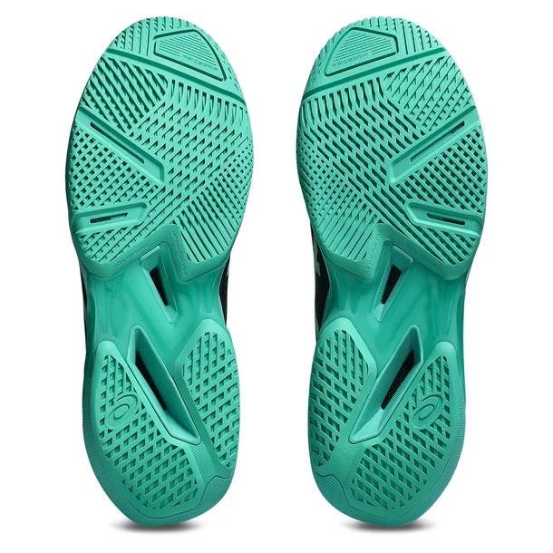 Men's Solution Speed FF 4 Shoes Black and Aurora Green