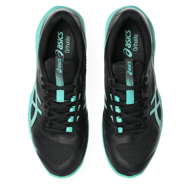 Men's Solution Speed FF 4 Shoes Black and Aurora Green