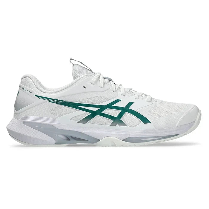 Men's Solution Speed FF 4 Shoes White and Pitch Green