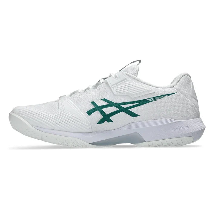 Men's Solution Speed FF 4 Shoes White and Pitch Green