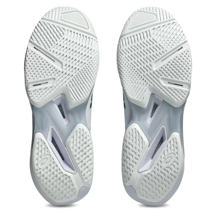 Men's Solution Speed FF 4 Shoes White and Pitch Green