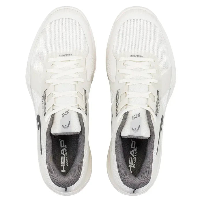 Men's Sprint Pro 4.0 Court Shoes Chalk White and Dark Grey