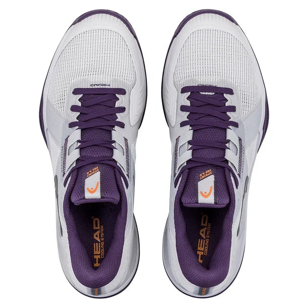 Men's Sprint Pro 4.0 Court Shoes Light Grey and Purple Night