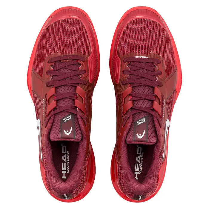Men's Sprint Pro 4.0 Shoes Red and Dark Red
