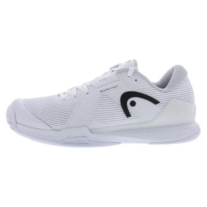 Men's Sprint Pro 4.0 Wide Court Shoes White and Black