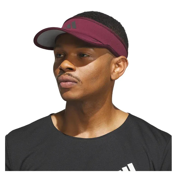 Men's Superlite 3 Visor Maroon and Black