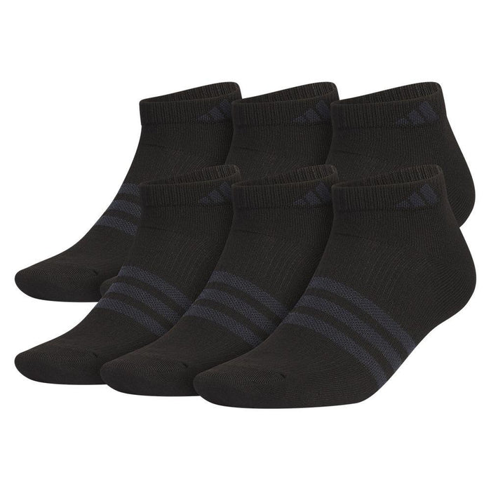 Men's Superlite 3.0 6 Pack Low Cut Socks Black and Night Grey