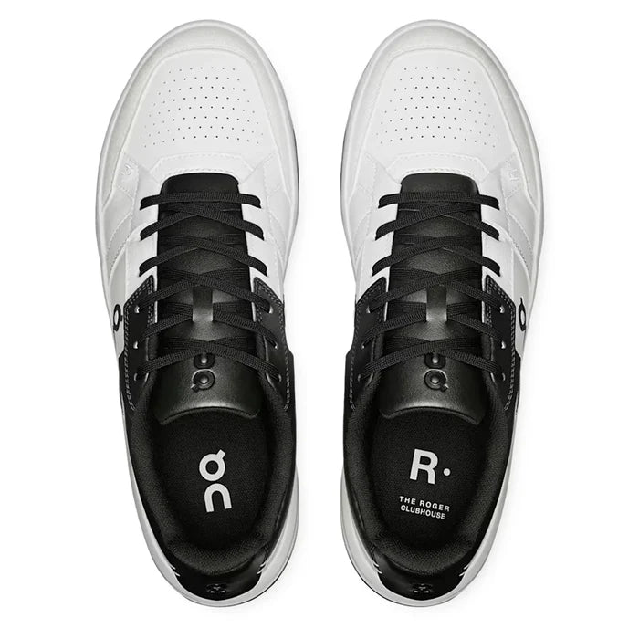 Men's THE ROGER Clubhouse Shoes White and Black