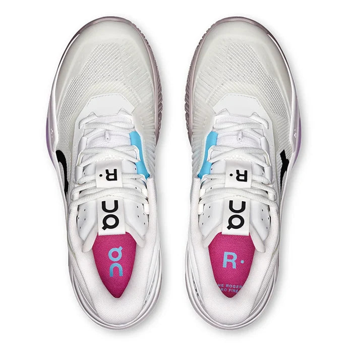 Men's THE ROGER Pro Fire Shoes White and Pink