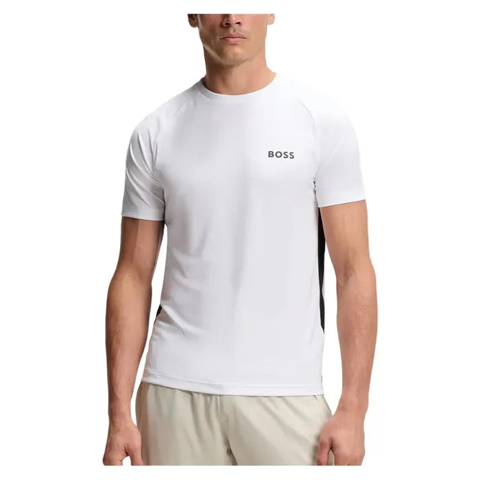 Men's TOC Spin CB Tennis Tee-Apparel-Hugo Boss-50554544-100-3-711764Tennis Express