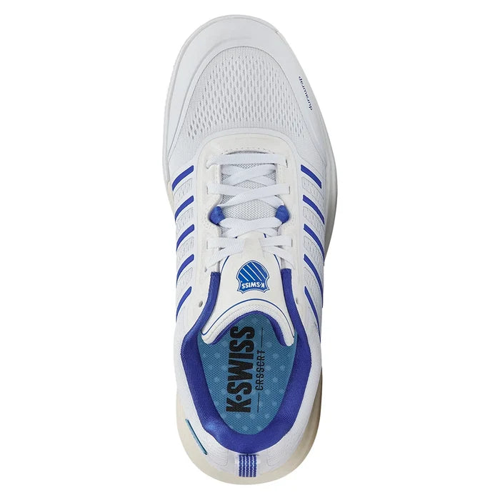 Men's Ultra Court Pickleball Court Shoes White and Dazzling Blue