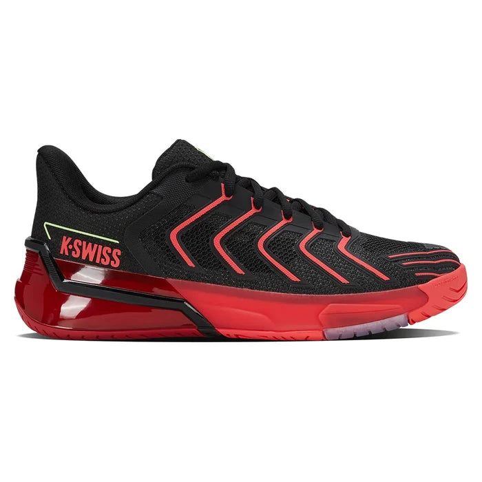 Men's Ultrashot 4 Shoes Black and Neon Lava