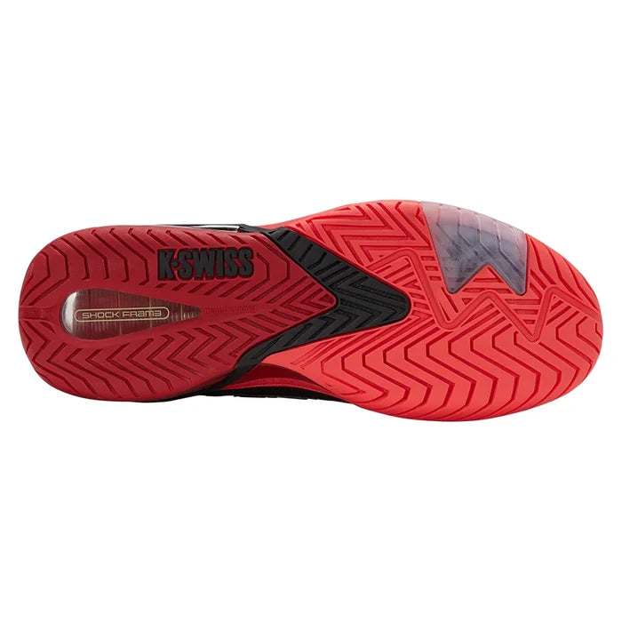 Men's Ultrashot 4 Shoes Black and Neon Lava