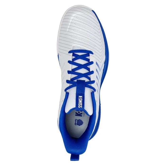 Men's Ultrashot Light Court Shoes White and Dazzling Blue