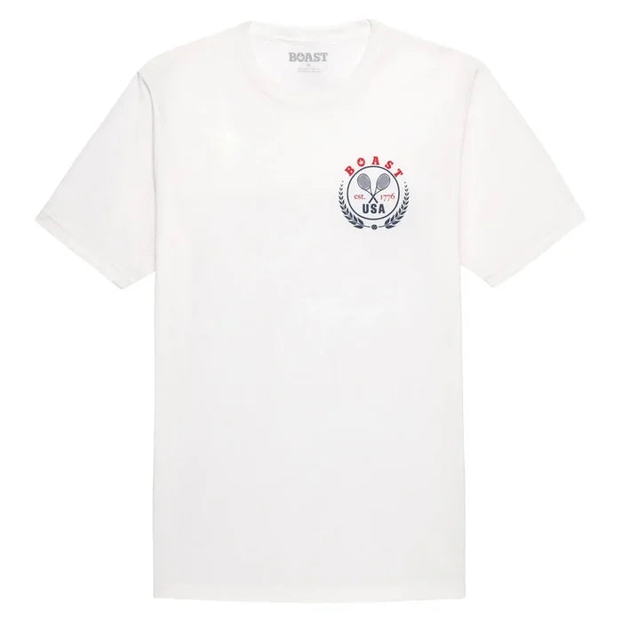 Men's USA Crest Tee White