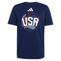 Men's USA OLP Soccer Tee Tena Blue
