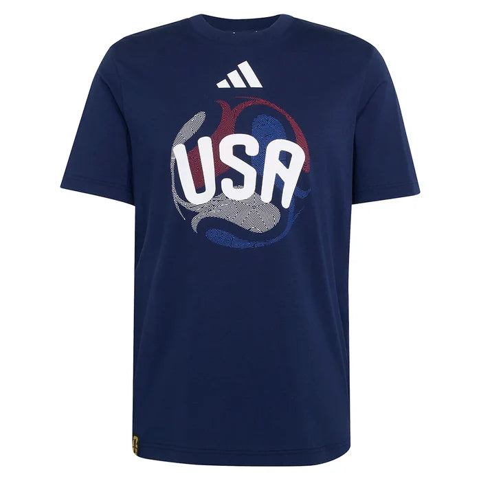 Men's USA OLP Soccer Tee Tena Blue