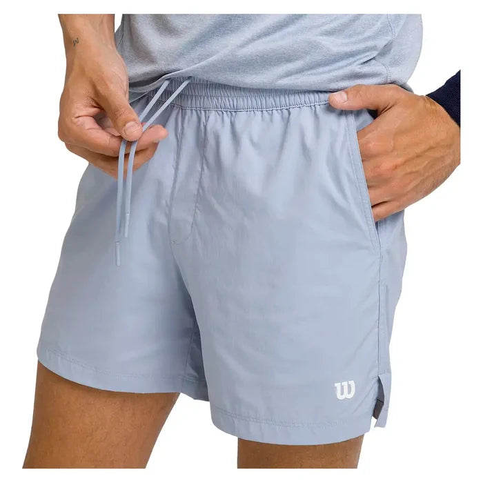 Men's Volley Unlined 6 Inch Tennis Short Blue Fog