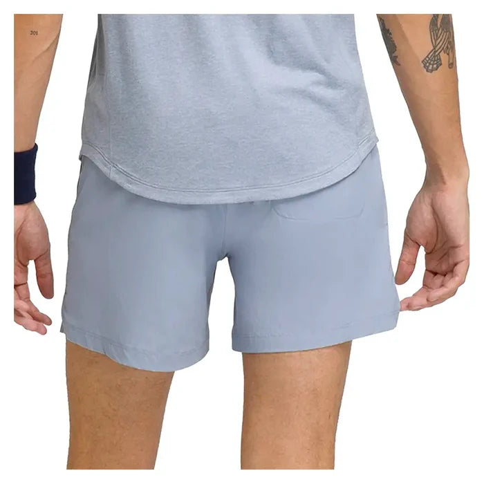 Men's Volley Unlined 6 Inch Tennis Short Blue Fog