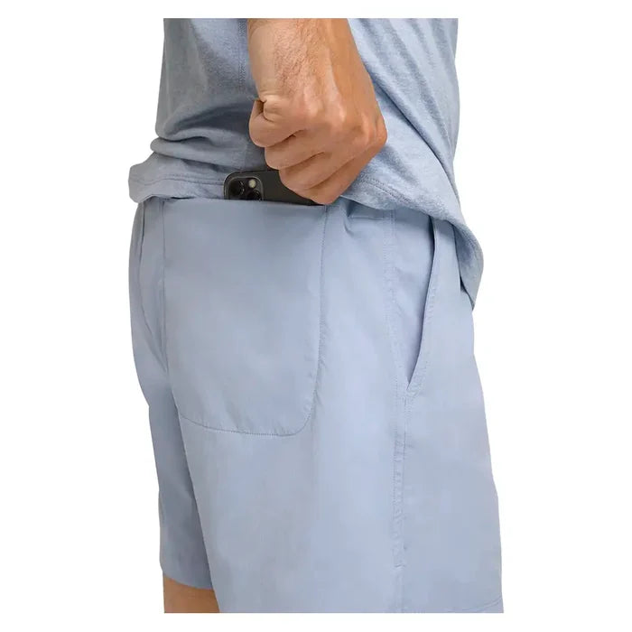 Men's Volley Unlined 6 Inch Tennis Short Blue Fog