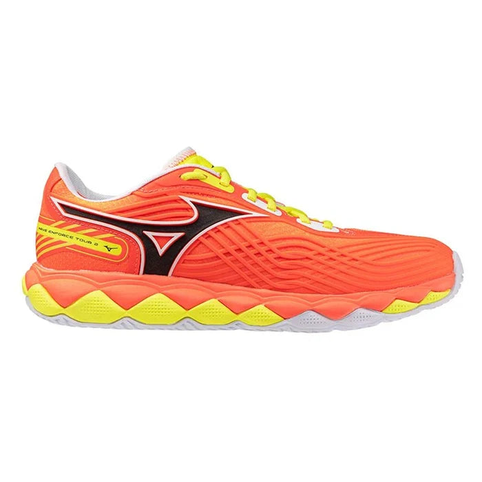 Men's Wave Enforce Tour 2 AC Shoes Lava Orange and White
