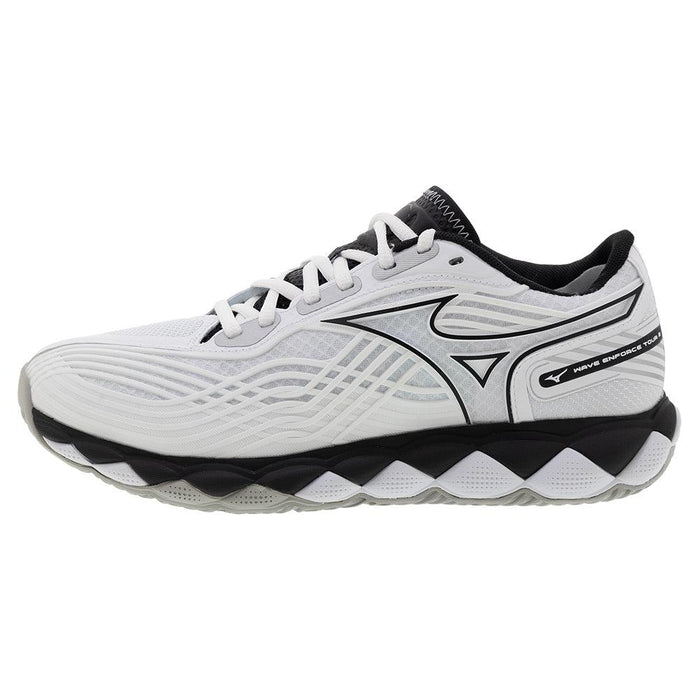 Men's Wave Enforce Tour 2 Court Shoes White and Black