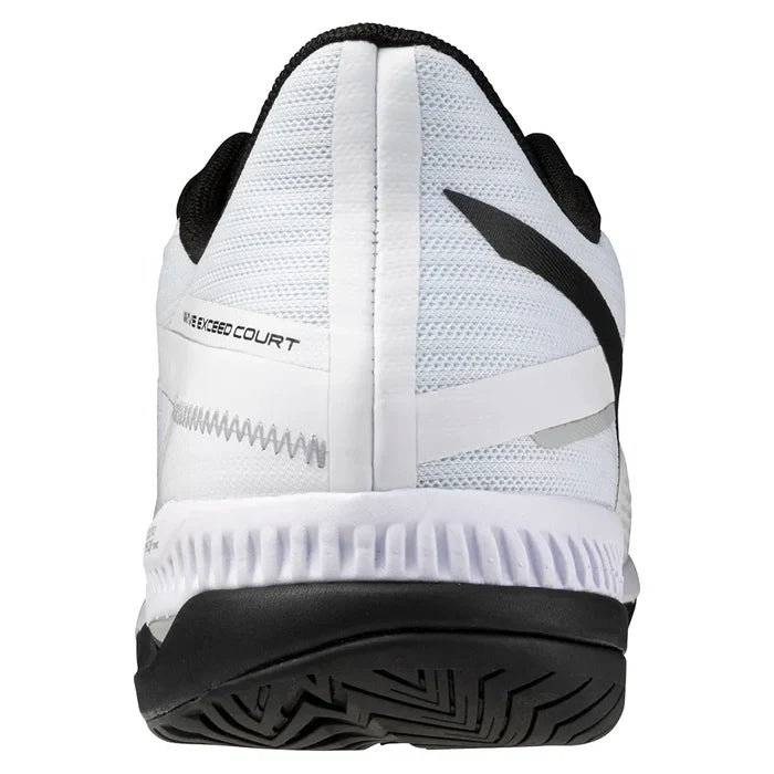 Men's Wave Exceed Court AC Court Shoes White and Black