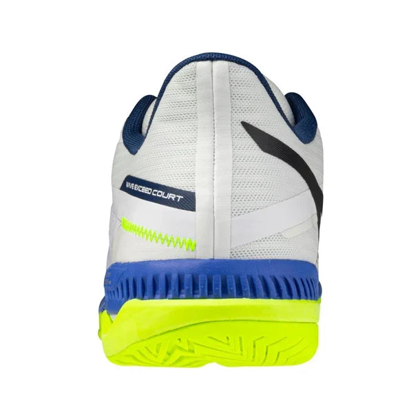 Men's Wave Exceed Court AC Shoes White and Dazzling Blue
