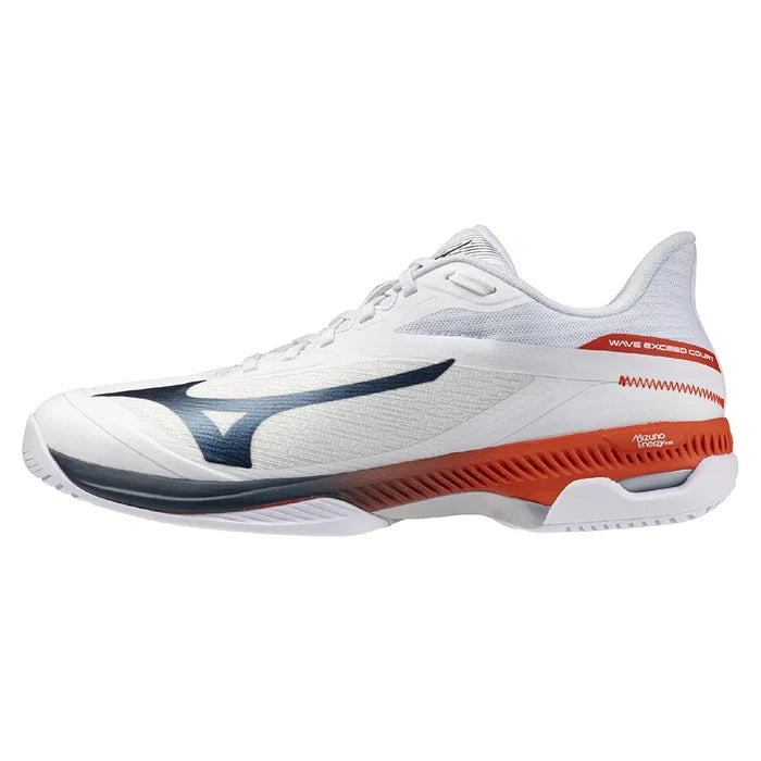 Men's Wave Exceed Court AC Shoes White and Insignia Blue