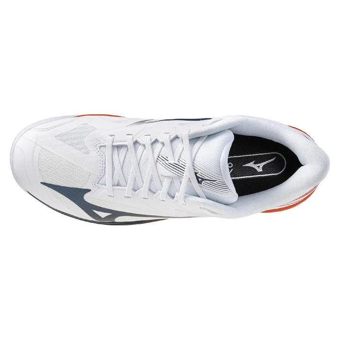 Men's Wave Exceed Court AC Shoes White and Insignia Blue