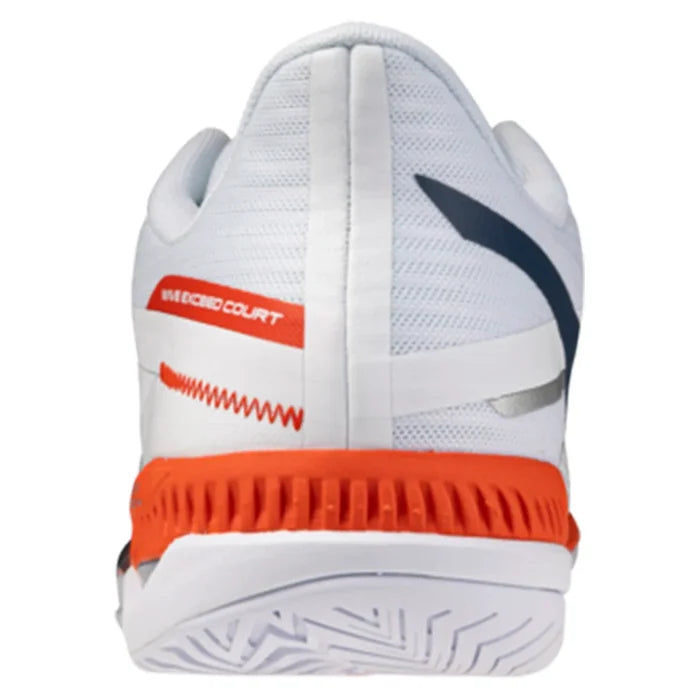 Men's Wave Exceed Court AC Shoes White and Insignia Blue