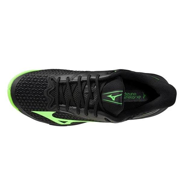 Men's Wave Exceed Tour 7 AC Shoes Black and Glowing Apple