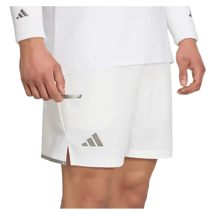 Men's Wimbledon 7 Inch Short and Tight Set White