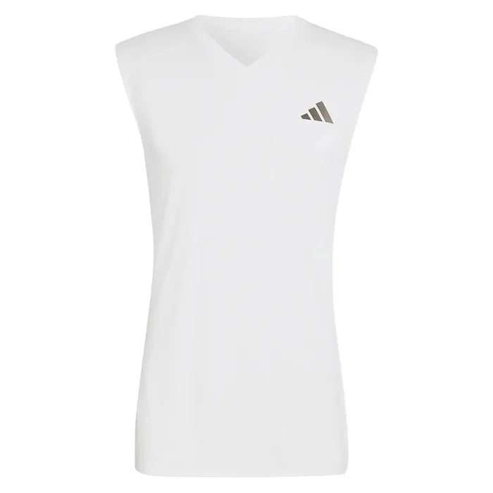 Men's Wimbledon Sleeveless Tank White