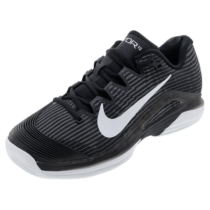 Men's Zoom Vapor 12 Shoes Black and White
