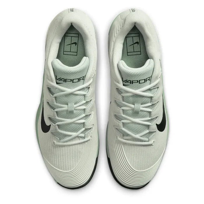 Men's Zoom Vapor 12 Shoes Light Silver and Black