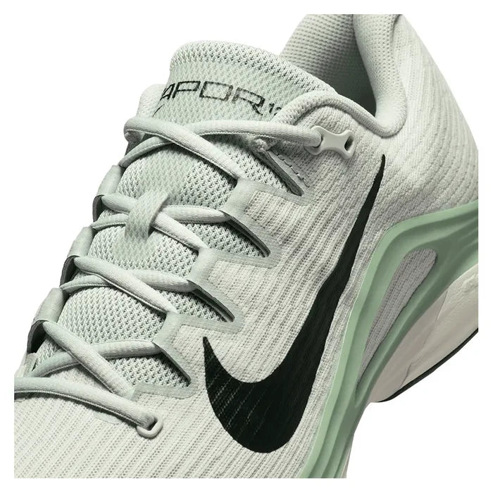 Men's Zoom Vapor 12 Shoes Light Silver and Black