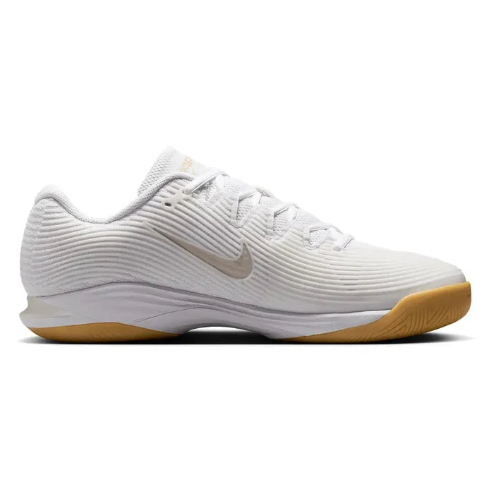 Men's Zoom Vapor 12 Shoes White and Lt Orewood Brown