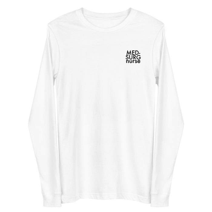 Minimal Med/Surg Nurse Long Sleeve Tee