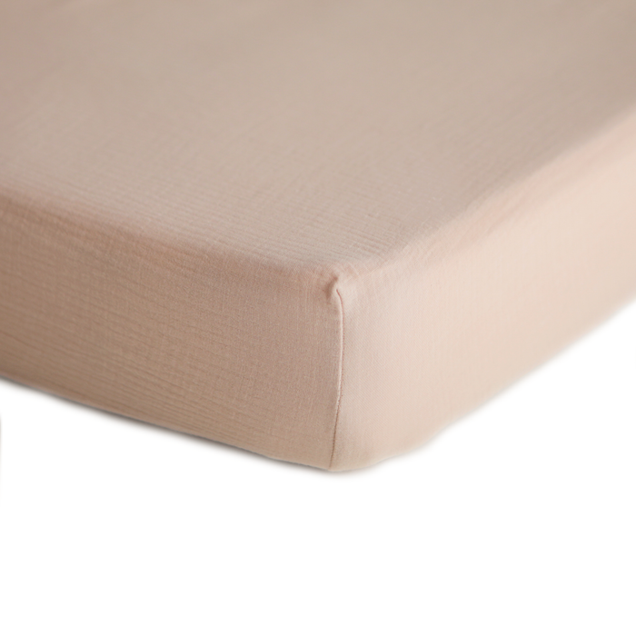 Mushie Extra Soft Muslin Mini Crib Sheet