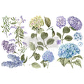 Mystic Hydrangea - Redesign with Prima Mini Decor Transfer 6" x 12" - Piglet's Closet