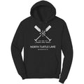 North Turtle Lake Paddles Unisex Hoodie WHT Art