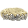 nugget cut diamond dust grillz