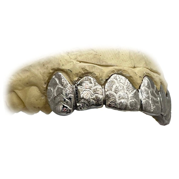nugget cut diamond dust grillz