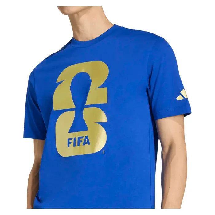 Official World Cup 2026 Emblem Tee Blue