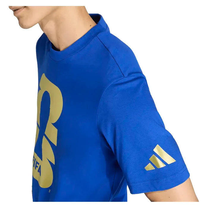 Official World Cup 2026 Emblem Tee Blue