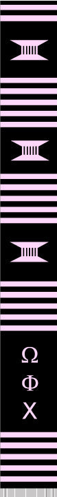 Omega Phi Chi Kente Stole