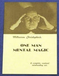 One Man Mental Magic by Milbourne Christopher - Book