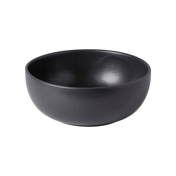 Costa Nova Pacifica 10-inch Seed Grey ceramic serving bowl for serving and presentation.